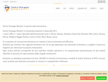 Tablet Screenshot of centrosviluppobrevetti.eu